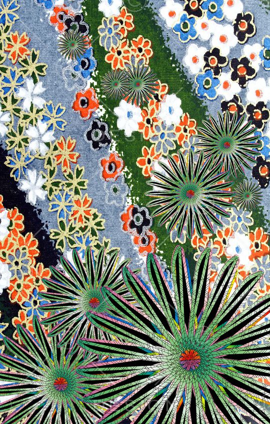 定位花印花华亿平台图片