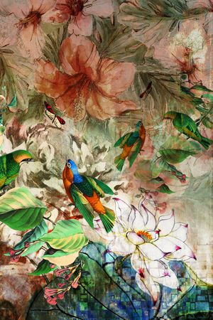 定位花印花华亿平台图片