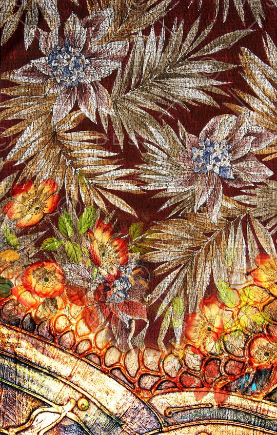 定位花印花华亿平台图片