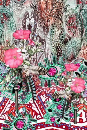 定位花印花华亿平台图片