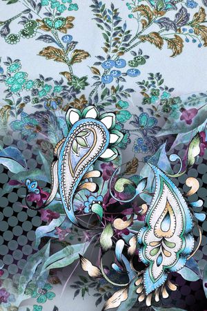 复古印花华亿平台图片