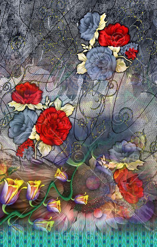 定位花印花华亿平台图片