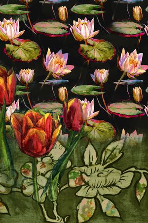 定位花印花华亿平台图片