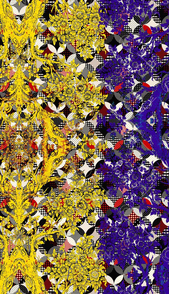 复古印花华亿平台图片