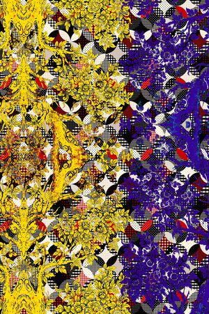 复古印花华亿平台图片