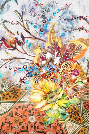 中老年印花华亿平台图片