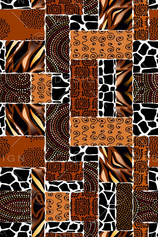 非洲民族风印花华亿平台图片