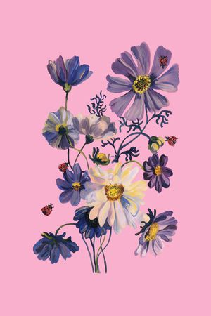 小碎花印花华亿平台图片