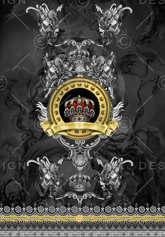 复古印花华亿平台图片