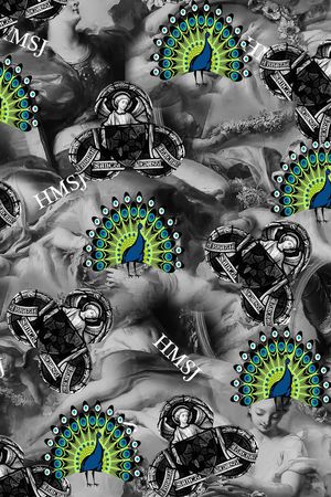 复古印花华亿平台图片