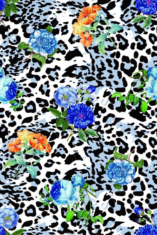 风格化花卉印花华亿平台图片