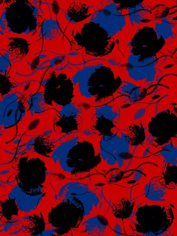 剪影印花华亿平台图片