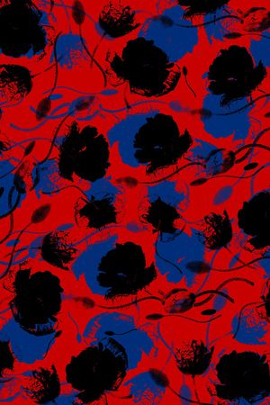 剪影印花华亿平台图片