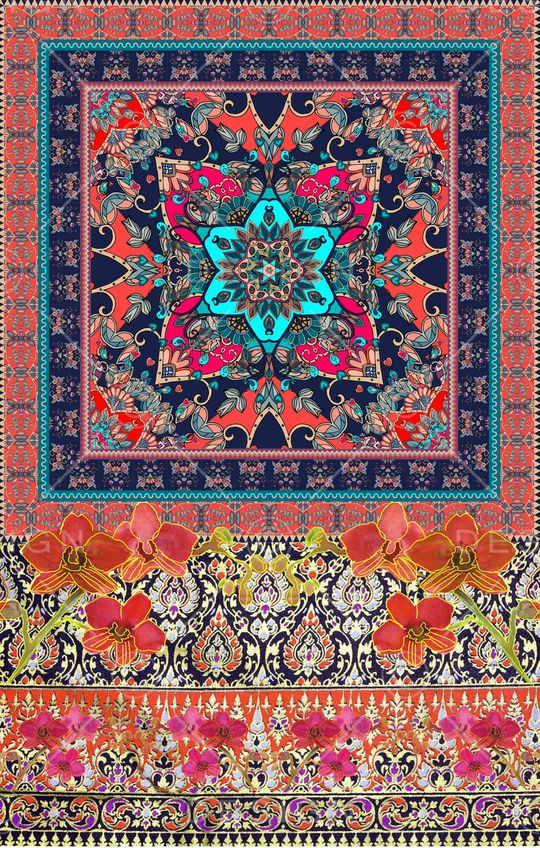 中老年印花华亿平台图片