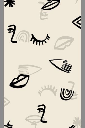 线条印花华亿平台图片