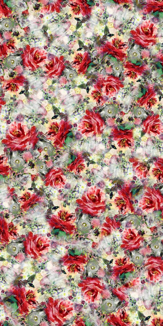 满版散花印花华亿平台图片