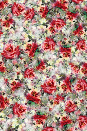 满版散花印花华亿平台图片