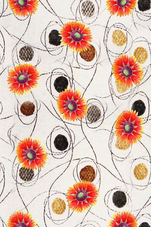 向日葵印花华亿平台图片