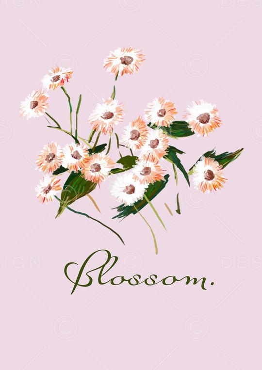 手绘花卉印花华亿平台图片