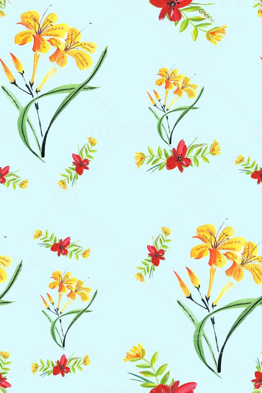 定位花印花华亿平台图片