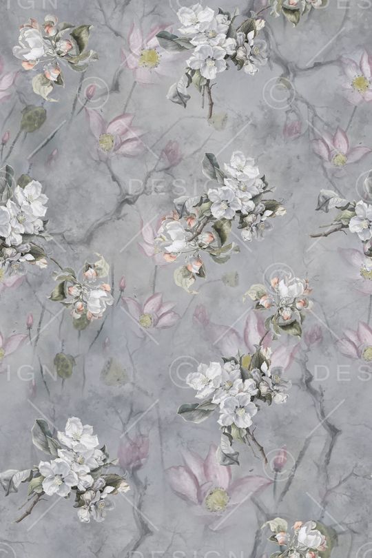 满版散花印花华亿平台图片