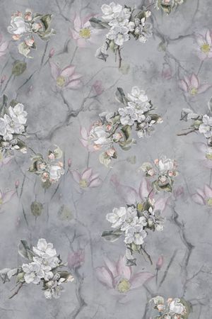 满版散花印花华亿平台图片