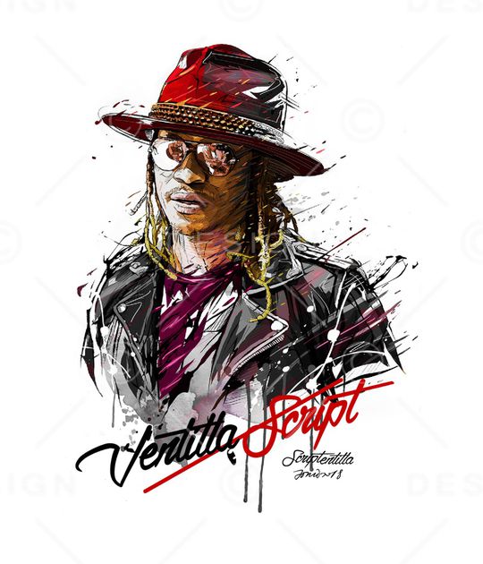 人物印花华亿平台图片