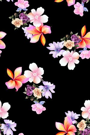 满版散花印花华亿平台图片