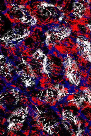 羽毛印花华亿平台图片