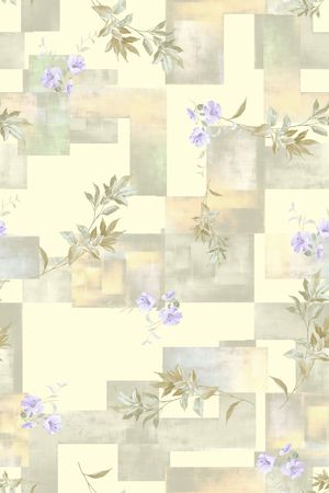 满版散花印花华亿平台图片