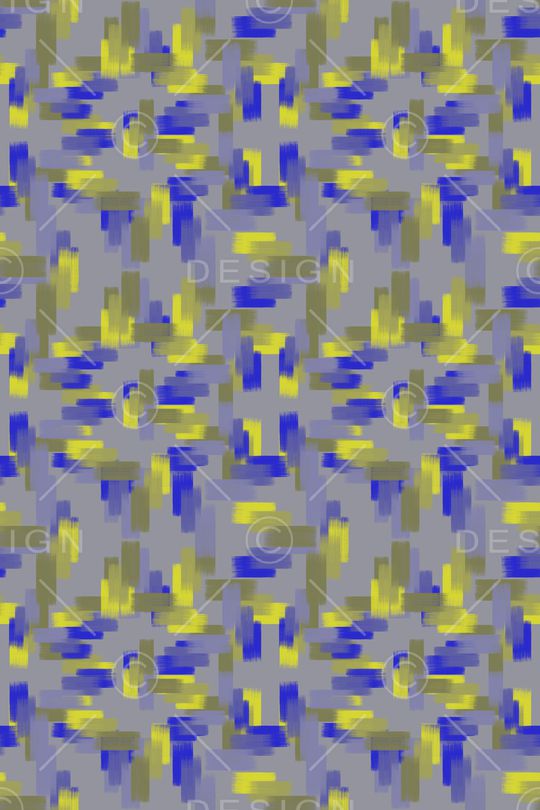 手绘线条笔触印花华亿平台图片