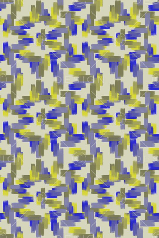 手绘线条笔触印花华亿平台图片