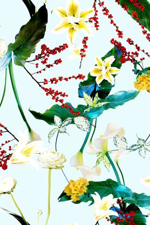 热带华亿平台印花华亿平台图片