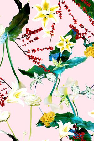 热带华亿平台印花华亿平台图片