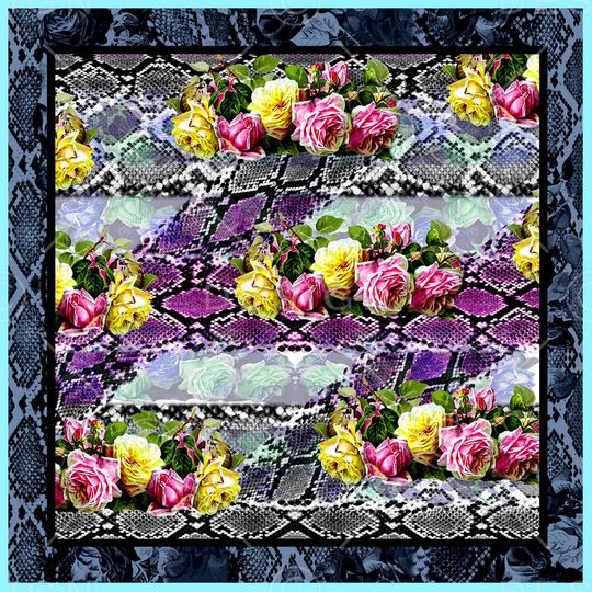 蛇纹印花华亿平台图片