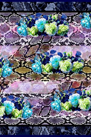 蛇纹印花华亿平台图片