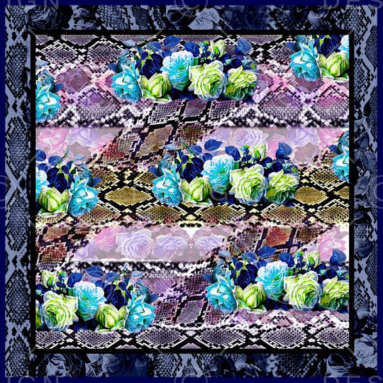 蛇纹印花华亿平台图片