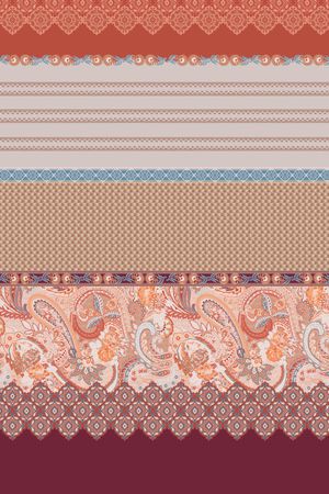 佩斯利印花华亿平台图片