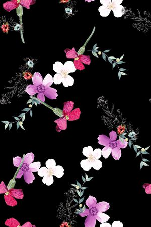 满版散花印花华亿平台图片