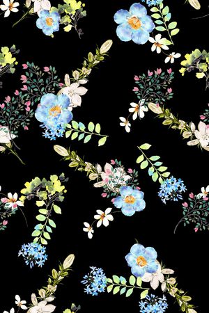 满版散花印花华亿平台图片