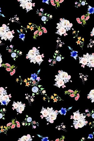 满版散花印花华亿平台图片