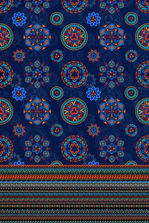 民族风印花华亿平台图片