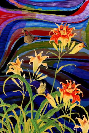 香云纱印花华亿平台图片