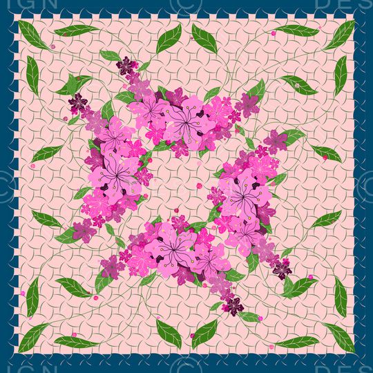 桃花印花华亿平台图片