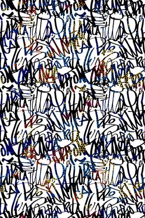 线条印花华亿平台图片