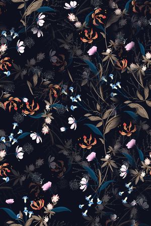 秋冬华亿平台印花华亿平台图片