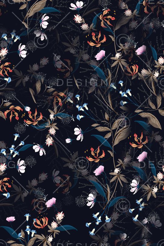 秋冬华亿平台印花华亿平台图片