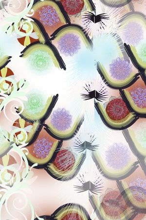 几何印花华亿平台图片