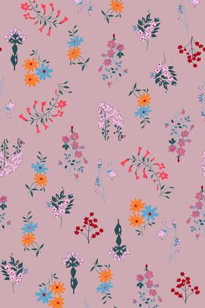 小碎花印花华亿平台图片