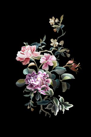 旗袍印花华亿平台图片